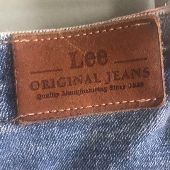 Vintage lee 90’s high rise elastic waist tapered mom jeans. Retro comfy size 8P - Picture 6 of 13